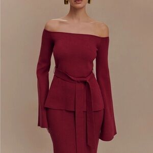 Kyle Off Shoulder Knit Top